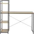 Homestar - Bookshelf Desk - Natural Wood - Larger Front