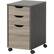 Alt View 11. Homestar - 3-Drawer Mobile Filing Cabinet - Reclaimed Wood.