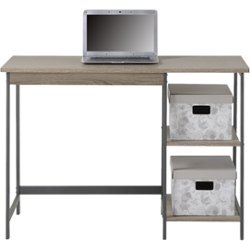 Homestar - Laptop Desk with Bookcase - Reclaimed Wood - Front_Zoom