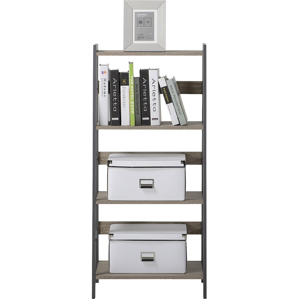 Alt View 12. Homestar - Laptop Desk with Bookcase - Reclaimed Wood.