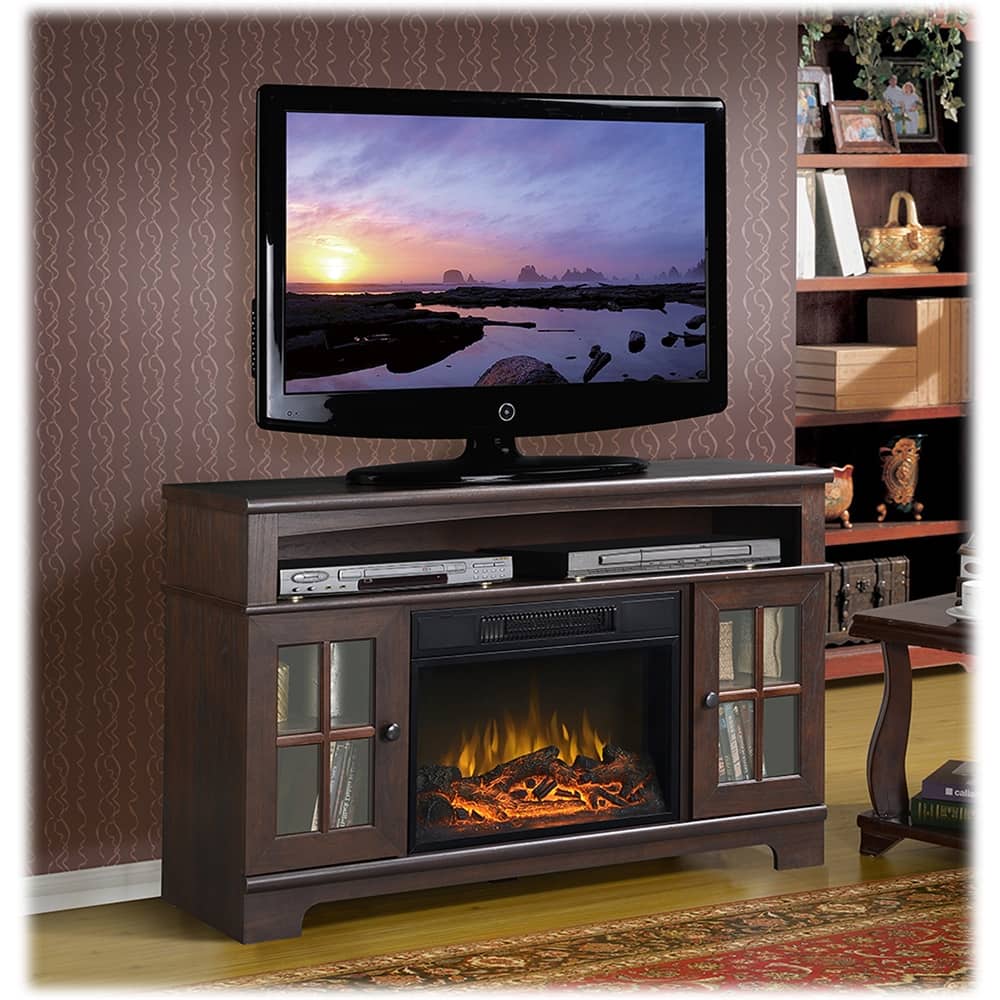 Best Buy Flamelux Zarate Media Fireplace Walnut ZK1ZARATE