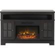 Flamelux - Zarate Media Fireplace - Espresso - Larger Front