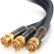 Alt View Standard 20. C2G - SonicWave BNC Component Video Cable - Charcoal.