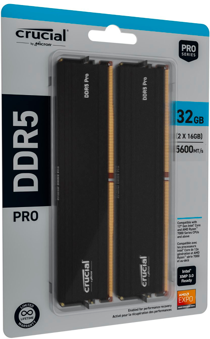 Crucial クルシャルPRO 32GB DDR5-5600 .com: Crucial Pro 32GB