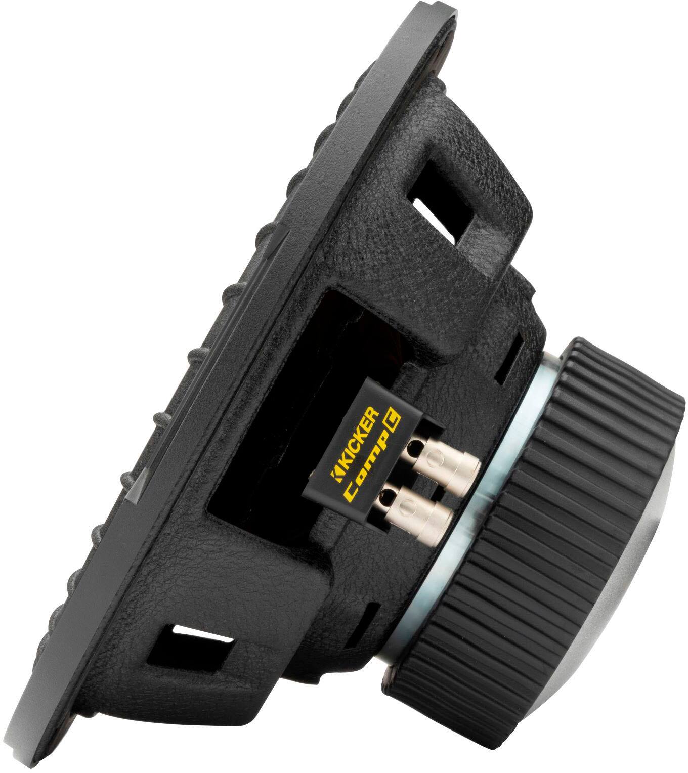 Back. KICKER - CompC 10" Single-Voice-Coil 4-Ohm Subwoofer - Black.