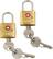 Front Standard. Samsonite - Travel Sentry Brass Key Locks (2-Pack) - Brass.
