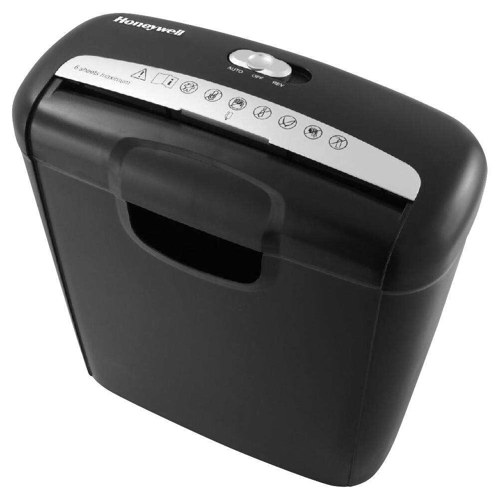 Front. Honeywell - 6-Sheet Stripcut Paper Shredder.