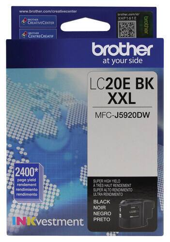 Brother - LC20EBK XXL Super High-Yield Ink Cartridge - Black