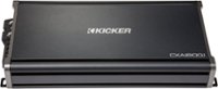Front Zoom. KICKER - 1800W Class D Mono MOSFET Amplifier with Variable Low-Pass Crossover - Black.
