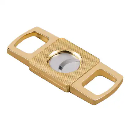 Front. Prestige - Gold Textured High Line Cutter - Gold Finish.