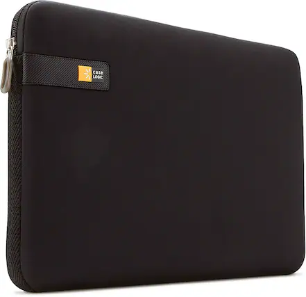 Front. Case Logic - Laptop Sleeve for 14" Laptop - Black.
