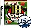 Front Detail. 18 Classic Card Games — PRE-OWNED - Nintendo DS.