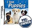 Front Detail. I Love Puppies — PRE-OWNED - Nintendo DS.