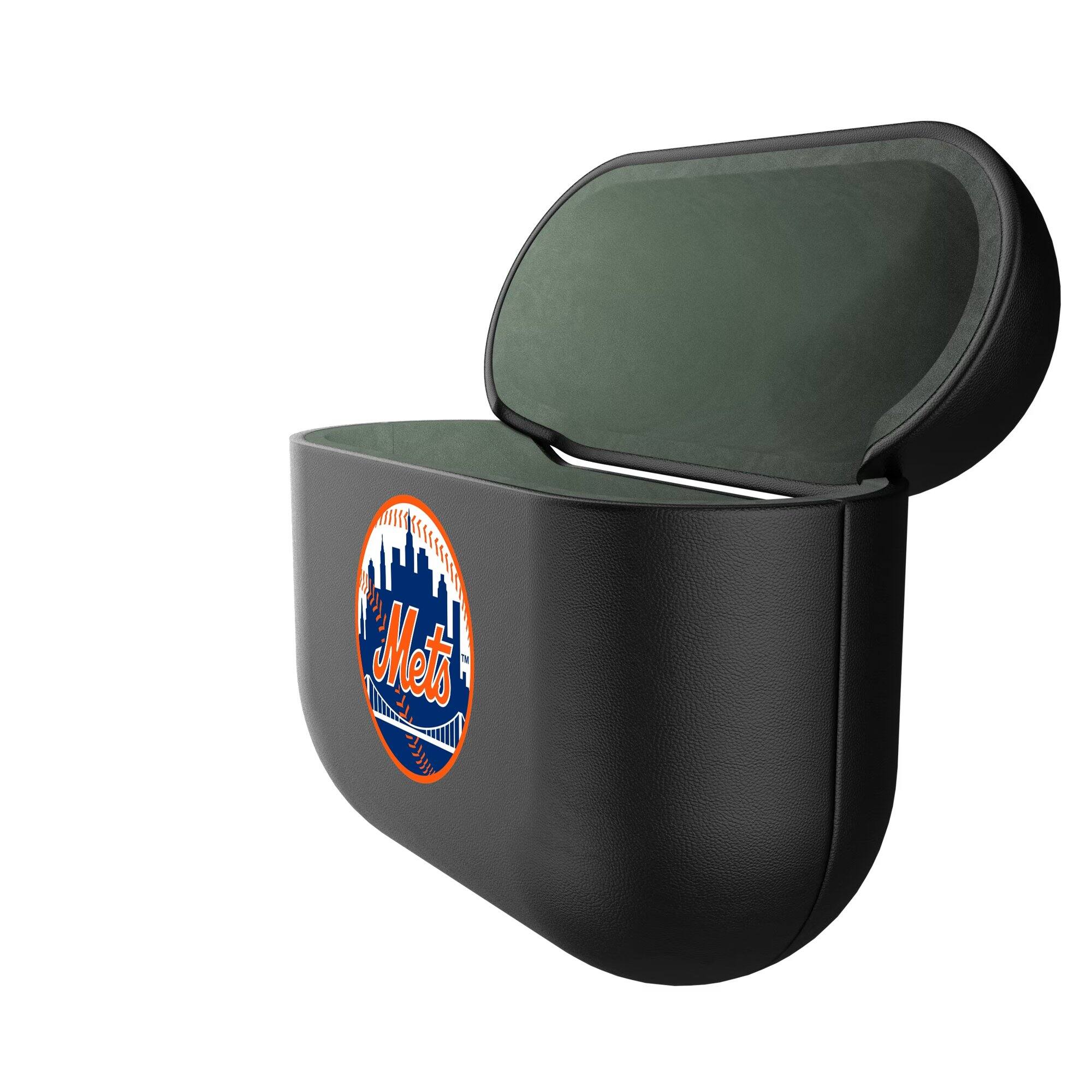 Alt View 1. Keyscaper - New York Mets Insignia 3rd Generation AirPods Case Cover - No Size - Black.
