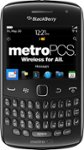 Front Standard. MetroPCS - BlackBerry Curve 9350 No-Contract Mobile Phone - Black.