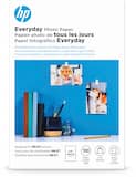 HP - Everyday Glossy 4" x 6" Photo Paper - 100 Count - White