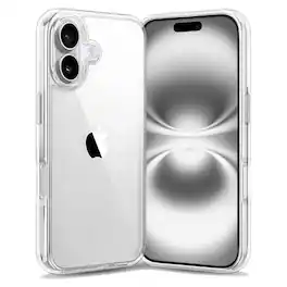Entronix - Case for iPhone 17 - Hard Back Thick - Clear