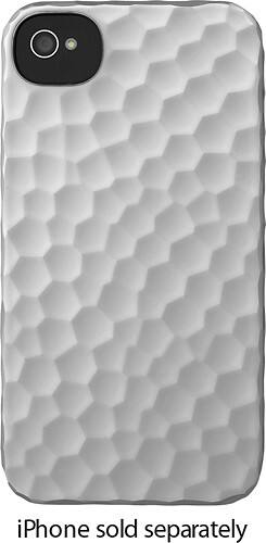 Front Standard. Incase - Hammered Snap Case for Apple® iPhone® 4 and 4S - Silver.