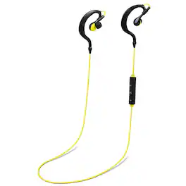 BEARSOLIM - Wireless Headsets V4.1 Sport In-Ear Stereo Headphones Sweat-proof Neckband Earbuds, - Yellow