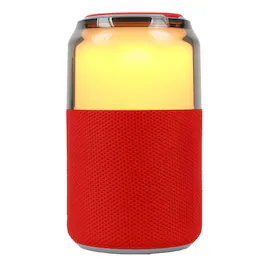 Supersonic - SobaBoom Multi-Color Glowing Speaker in Red with LED Lights