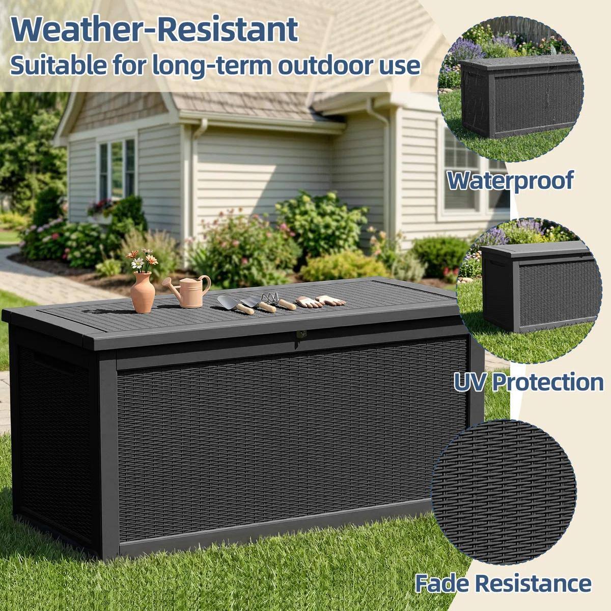 Weather-Resistant  
Suitable for long-term outdoor use  
Waterproof  
UV Protection  
Fade Resistance