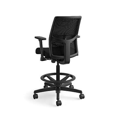Alt View 5. HON - Ignition 2.0 Low-Back ilira-Stretch Mesh Task Chair, ilira-Stretch Mesh Back - Black.