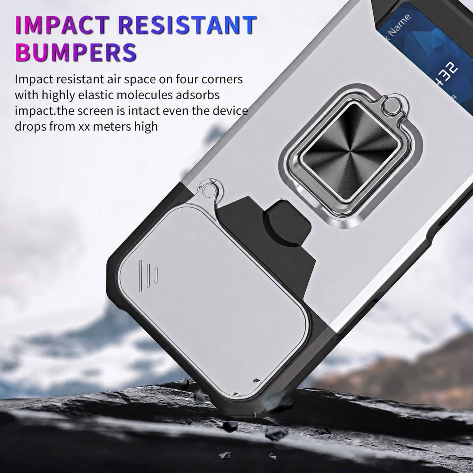 IMPACT RESISTANT BUMPERS

Impact resistant air space on four corners with highly elastic molecules adsorbs impact. The screen is intact even the device drops from xx meters high