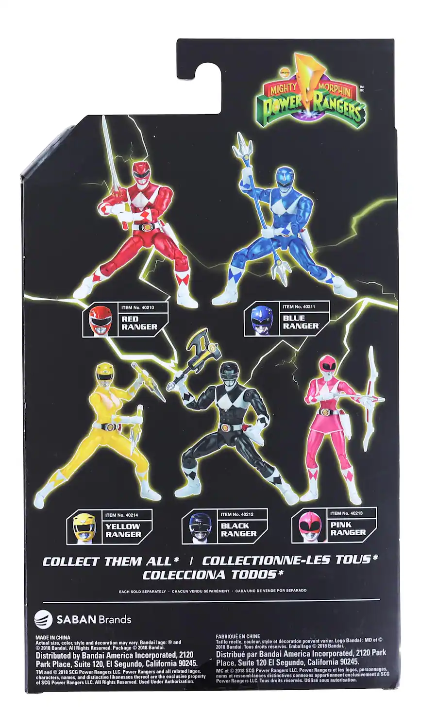 Uno Power Rangers Bandai Power Rangers Legacy Collection 6.5 Inch Action Figure | Ranger ...