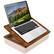 Front. LapGear - Acacia Easel Lap Desk with Storage (Fits up to 15.6" Laptop) - Java.