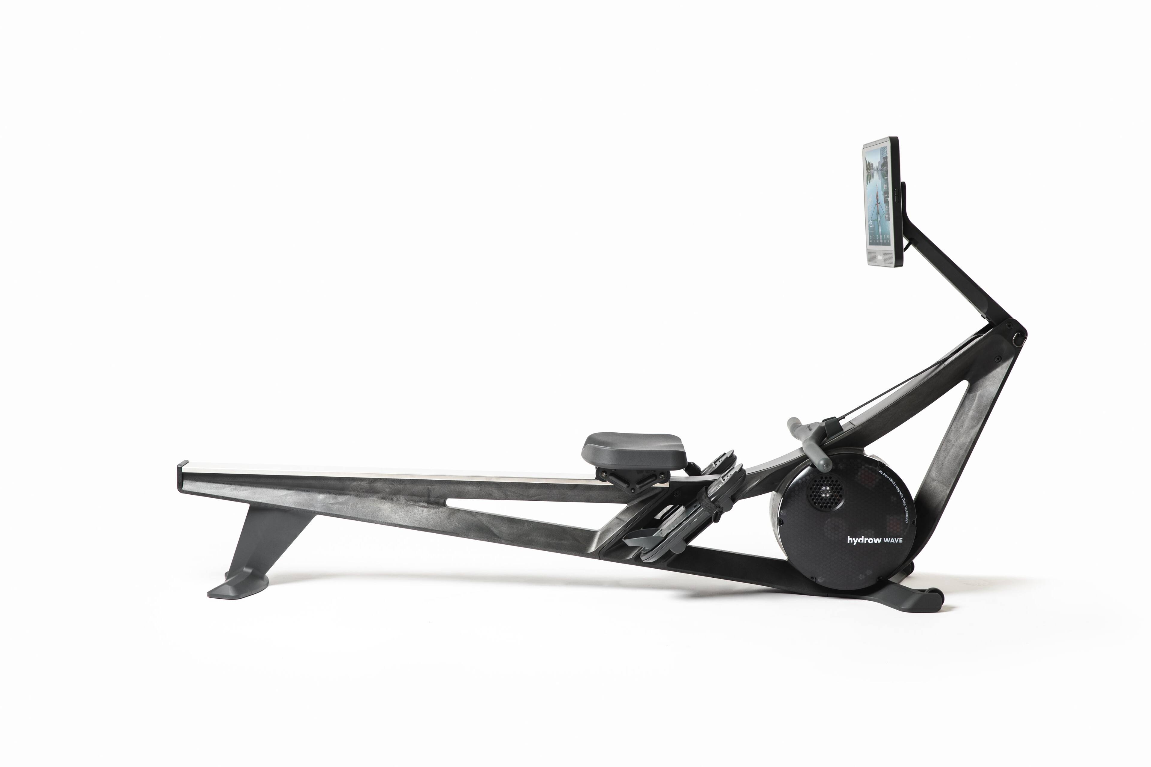 Left. Hydrow - Wave Rowing Machine - Black.