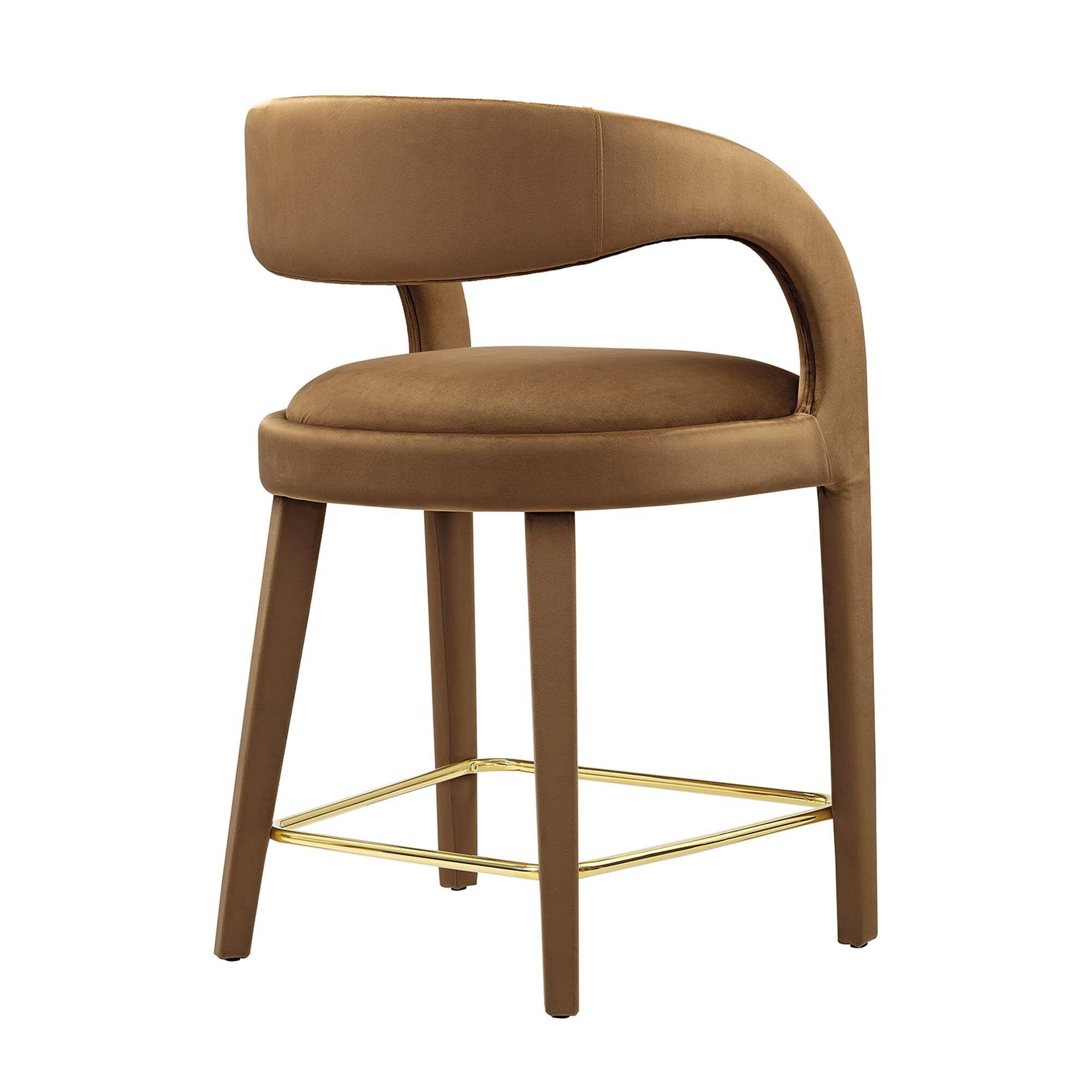 Alt View 1. Modway - Pinnacle Performance Velvet Counter Stool Set of 2 by Modway - 0.