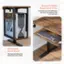 Smooth Slide Keyboard Tray: Increase your work efficiency and keep your desktop tidy and organized.
Enclosed Host Shelf: The host can follow the table body when lifting.