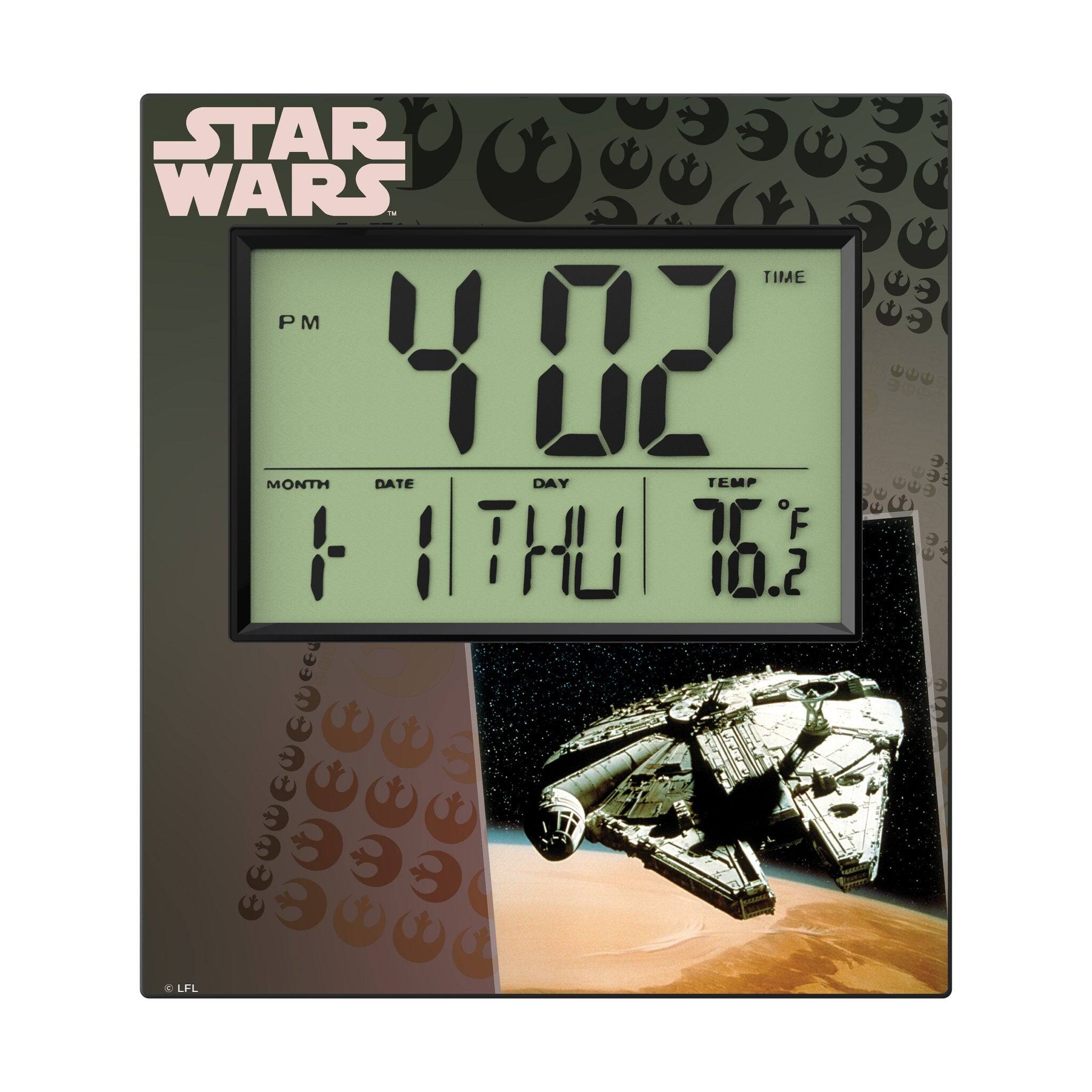 STAR WARS TIME PM 4:02 MONTH 1 DATE 1 DAY THU TEMP 76.2°F