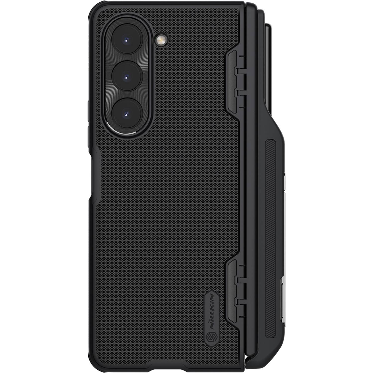 Alt View 12. SaharaCase - GRIP Series with Kickstand and Stylus Compatibility Case for Samsung Galaxy Z Fold5 - Black.