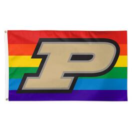 WinCraft - Purdue Boilermakers 3' x 5' Single-Sided Deluxe Team Pride Flag - Multicolor