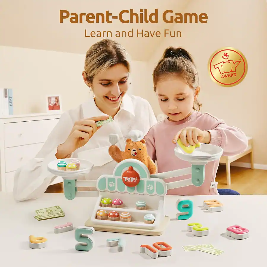 TOPBRIGHT Balance Math Game For Kids Girls Boys Gifts Balance Counting ...