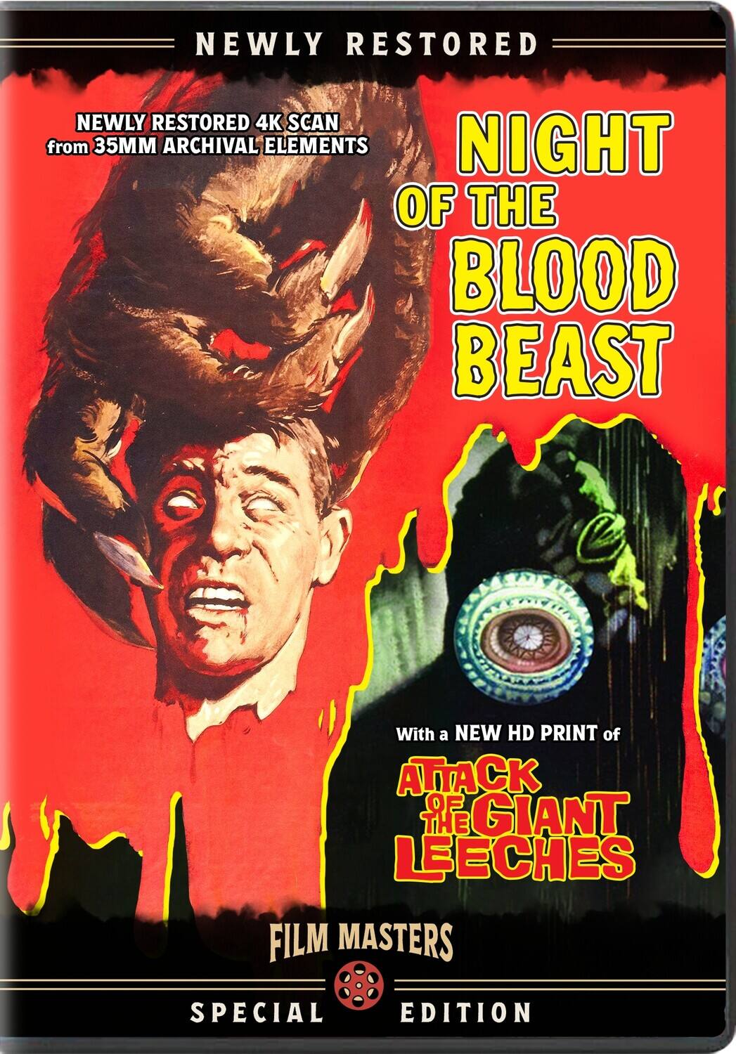 Night of the Blood Beast / Attack of the Giant Leeches - DVD