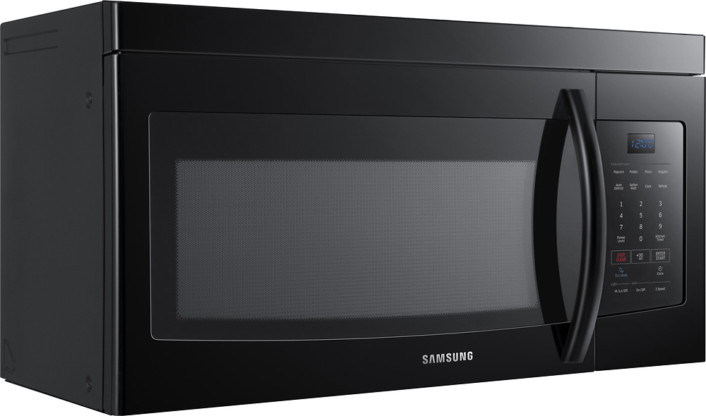 Samsung 1.6 Cu. Ft. OvertheRange Microwave Black ME16K3000AB Best Buy