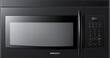 Samsung - 1.6 Cu. Ft. Over-the-Range Microwave - Black - Larger Front