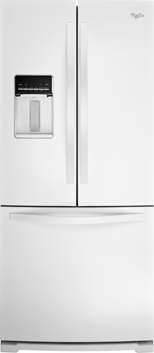 Best Buy: Whirlpool 19.6 Cu. Ft. French Door Refrigerator with Thru-the ...