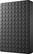 Front. Seagate - Expansion 4TB External USB 3.0 Portable Hard Drive - Black.