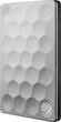 Seagate - Backup Plus Slim Ultra 1TB External USB 3.0 Portable Hard Drive - Platinum - Larger Front