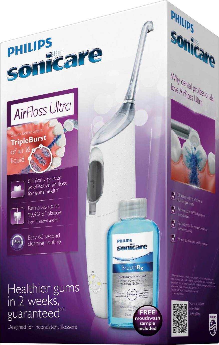 vaardigheid Monarchie vragenlijst Best Buy: Philips Sonicare AirFloss Ultra Flosser White with grey accents  HX8332/11