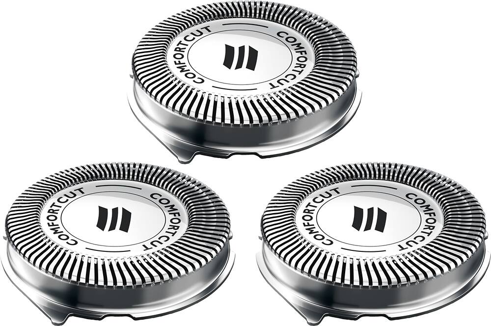 Philips Norelco - Shaving Heads for Shaver Series 3000, 2000, 1000 and Click & Style, SH30/52 - Silver