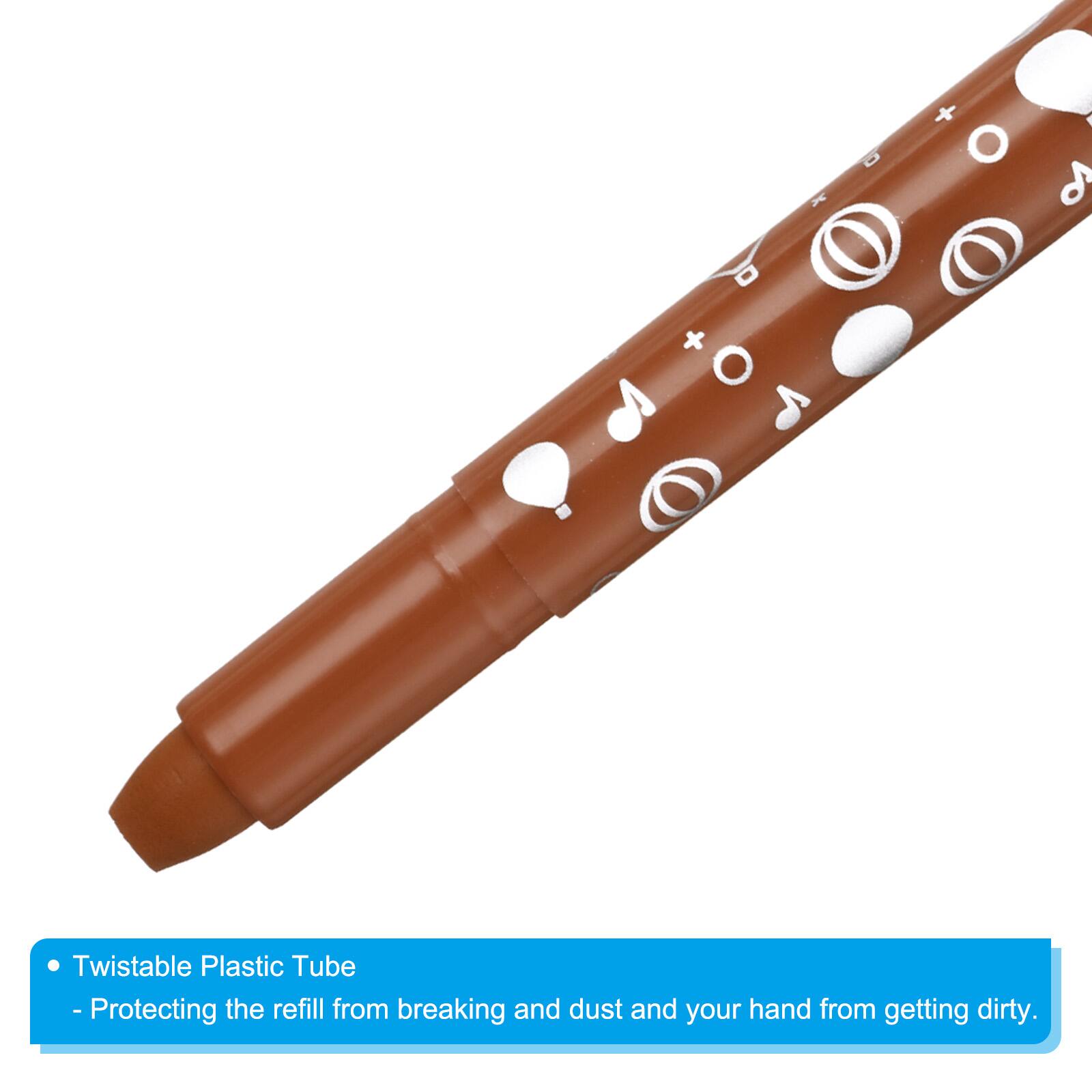 Twistable Plastic Tube  
- Protecting the refill from breaking and dust and your hand from getting dirty.