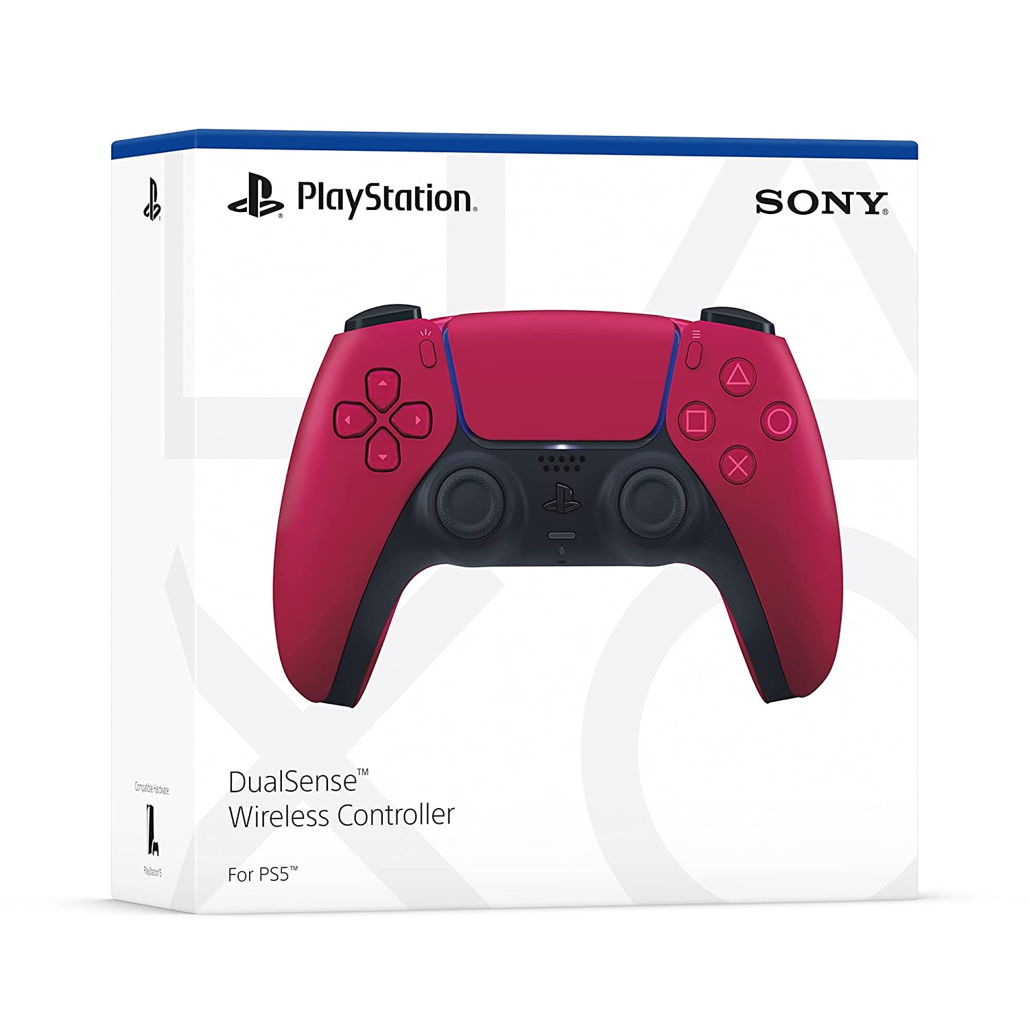 Sony - PlayStation 5 PS5 DualSense Wireless Controller - Cosmic - Red
