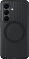 Front. Samsung - Galaxy S26 Rugged Magnet Case - Black.