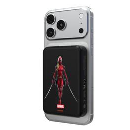 Keyscaper - Marvel Badge Wireless Mag Power Bank - Ladypool 2