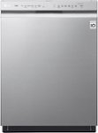 Front Zoom. LG - 24" Front-Control Built-In Dishwasher with Stainless Steel Tub, QuadWash, 48 dBa - Stainless steel.