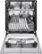 Alt View Zoom 12. LG - 24" Front-Control Built-In Dishwasher with Stainless Steel Tub, QuadWash, 48 dBa - Stainless steel.